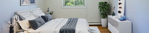 Marlan Towers in Owen Sound, ON large bedroom with hard surface flooring