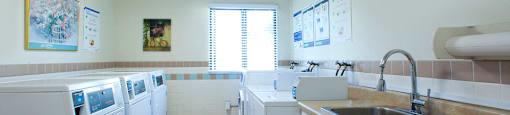 Mountain View  on-site laundry facility in Collingwood, ON