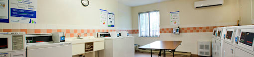 Northgate Towers on-site laundry facility in Woodstock, ON