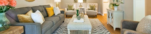 Northgate Towers large, contemporary living room in Woodstock, ON