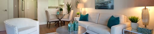 Oakdale Heights spacious, modern living room in St. Catharines, ON