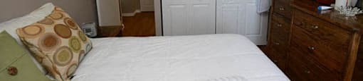 Pickering Towers bedroom with large closet in Amherstburg, ON