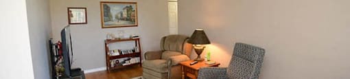 Pickering Towers living room in Amherstburg, ON