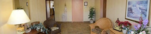 Pickering Towers lobby in Amherstburg, ON