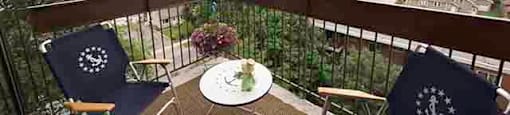 Prince William Apartments balcony with beautiful view of surrounding area in Bellville, ON