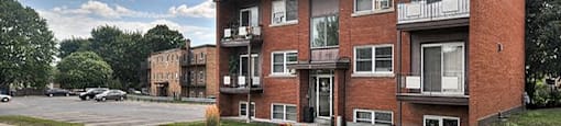 Brockville Apartments building #95 showing the front of the building