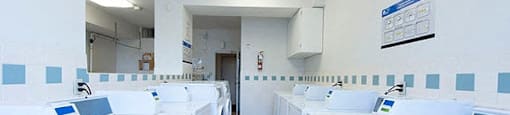 Cedarwoods Tower on-site laundry facility in Kitchener, ON