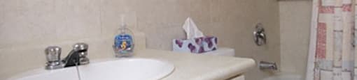 Somerset Place bathroom with full size bathtub in London, ON
