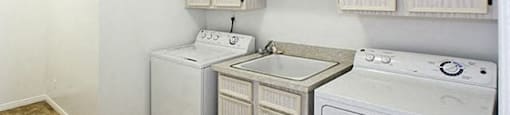 Shared laundry spaces available