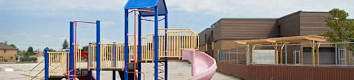 Children's playgrounds available nearby