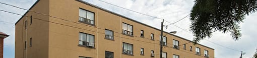 641 Vaughan Road in Toronto, ON Building exterior putting modern structural style on display
