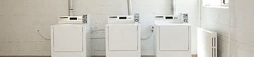Berry Road in Etobicoke, ON  Large amenity space with washer, dryer, sunlit