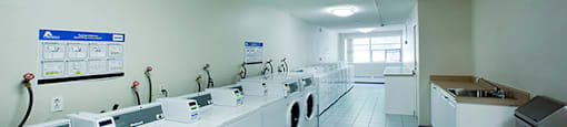 Brookbanks Apartments on-site laundry facility in Toronto, ON