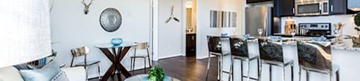 Giroux Estates in St. Albert, AB open concept living room and kitchen