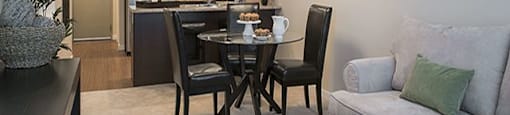 The Crest in Nanaimo, BC open concept dining room