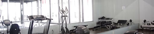 Gyms available for maintaining health and athleticism at 99 Jasper in Edmonton, AB