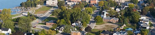 Pickering Towers exterior of building with view of the lake in Amherstburg, ON