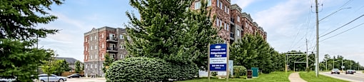 Exterior of Rittenhouse Apartments in Kitchener Ontario