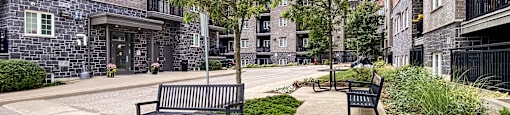 Exterior of Rittenhouse Apartments in Kitchener Ontario