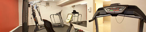 Lord Simcoe Apartments fitness facility in Niagara Falls, ON