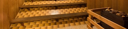 Lord Simcoe Apartments sauna room in Niagara Falls, ON