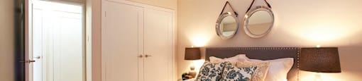 Silvercreek Towers in Georgetown, ON bedroom with large closet