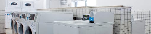 Somerset Place on-site laundry facility in London, ON