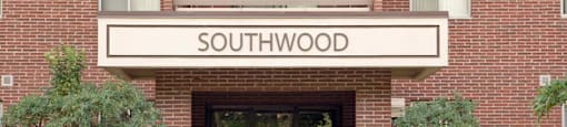 Southwood Apartments in Guelph, ON entrance building sign