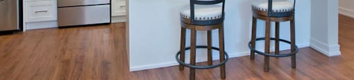 Southwood Apartments in Guelph, ON living room with breakfast bar