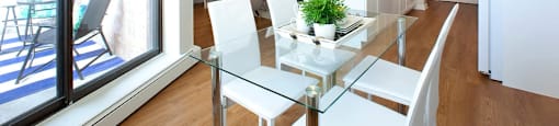 Springbank Apartments in London, ON open concept dining room and kitchen