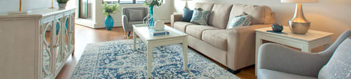 Springbank Apartments in London, ON spacious living room