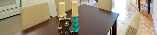 St. Lawrence Village in St. Catharines, ON Open concept living, dining and kitchen