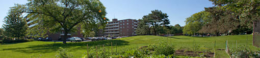 St. Lawrence Village in St. Catharines, ON Community garden on-site