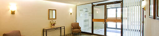 St. Lawrence Village in St. Catharines, ON secure lobby entrance