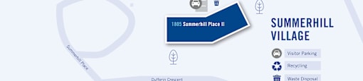 map illustration of summerhill place and summerhill village in Nanaimo British Columbia
