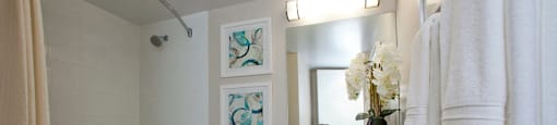 Sunnidale Place High quality full bathroom with bathtub, sink, an toilet in Barrie, ON