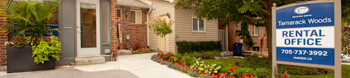 Tamarack Woods exterior of rental office in Barrie, ON