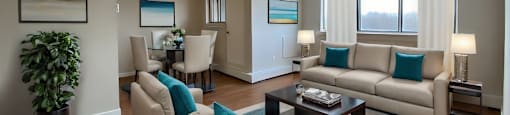 living room at Tarawood Place in Peterborough ON