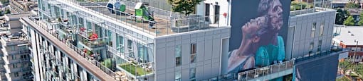 The Duke in Vancouver, BC rooftop terrace