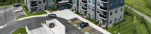 The Miltonian Apartments building exterior in Milton, ON