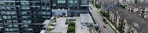 building exterior at The Taunton in Oakville ON