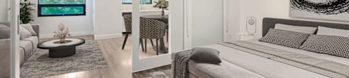 bedroom at Trio on Belmont in Kitchener ON