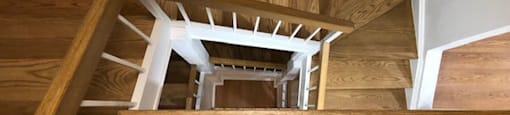 Waterford Townhouses in Mississauga, ON staircase with hard surface flooring throughout