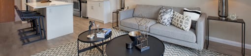 Watson Park Apartments living room in Guelph, Ontario