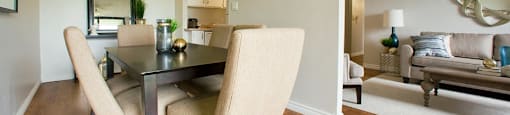 Squire Court spacious dining room in St. Catharines, ON