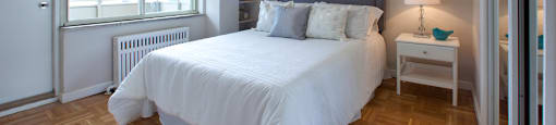 South Algiers bedroom featuring walk out balcony in Toronto, ON