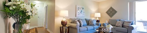 Bright, open living room with hardwood flooring in Sarnia, ON