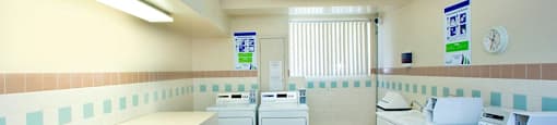 London Road Apartments on-site laundry facility in Sarnia, ON