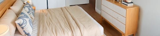 bedroom at Willowbrook estates in Brooks Alberta