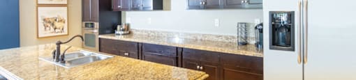 Kitchen in Clubhouse at San Moritz